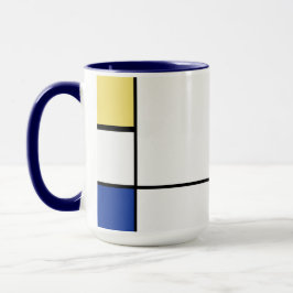 Piet Mondrian - Geometrisch Abstrakt Tasse