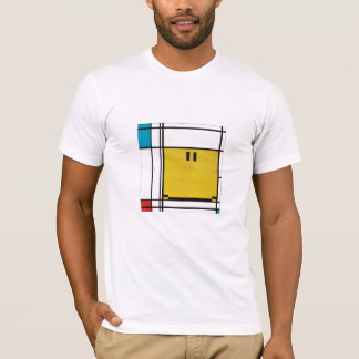 Piet Mondrian Happy Face T - Shirt