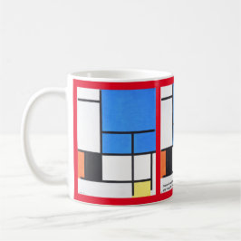Piet Mondrian Kaffeetasse