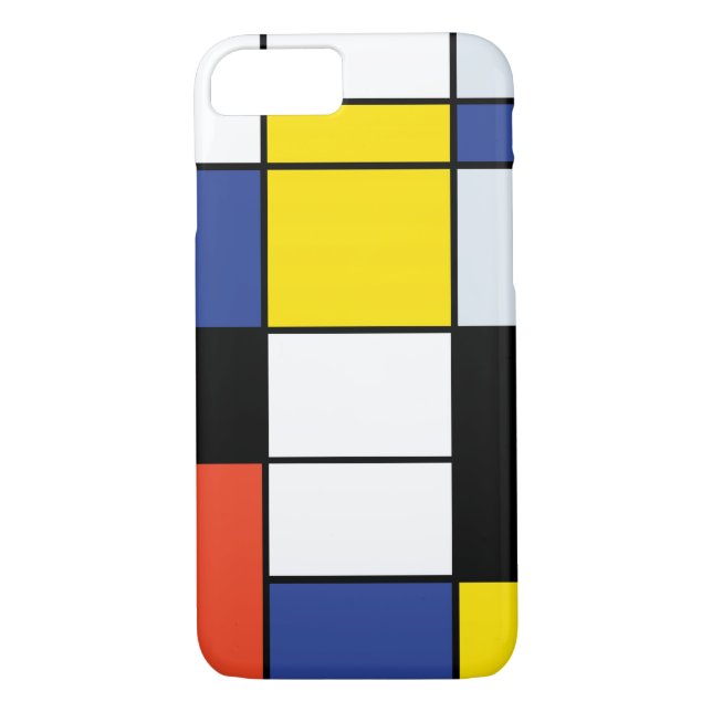Piet Mondrian Komposition A - Abstrakte Moderne Ku Case-Mate iPhone Hülle (Rückseite)