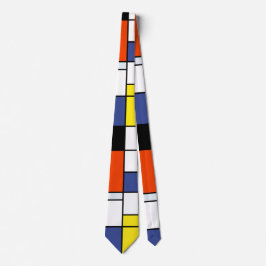 Piet Mondrian Komposition A - Abstrakte Moderne Ku Krawatte