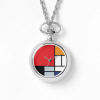 Piet Mondrian - Komposition mit großem rotem Flugz