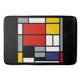 Piet Mondrian, Komposition mit großem rotem Flugze Badematte