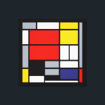 Piet Mondrian, Komposition mit großem rotem Flugze Leinwanddruck<br><div class="desc">Leinwand Kunst inspiriert durch Piet Mondrian Komposition mit Grosses Rotes Flugzeug,  Gelb,  Schwarz,  Grau und Blau De Stijl moderne Malerei.</div>