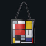 Piet Mondrian, Komposition mit großem rotem Flugze Tasche<br><div class="desc">Überall Drucktasche inspiriert von Piet Mondrians Komposition mit Grosses Rotes Flugzeug,  Gelb,  Schwarz,  Grau und Blau De Stijl moderne Malerei.</div>