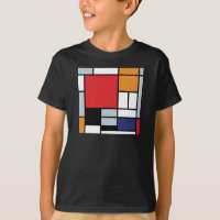 Piet Mondrian - Komposition mit großer roter Fläch