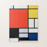 Piet Mondrian Komposition Red Yellow Blue Black<br><div class="desc">Piet Mondrian's Komposition mit Rot-Gelb-Blau und Schwarz</div>