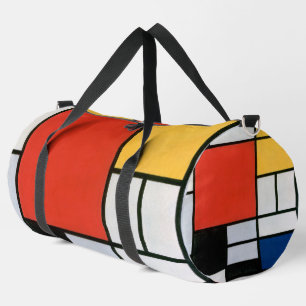 Piet Mondrian Komposition Rot Gelb Blau Druck Duffle Bag