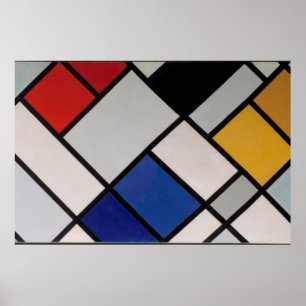Piet Mondrian Modern Art Poster