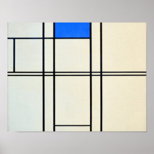 Piet Mondrian-moderne Kunst Poster