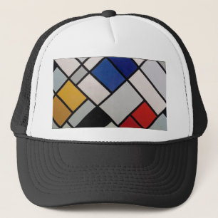 Piet Mondrian-moderne Kunst Truckerkappe