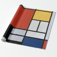 Piet Mondrian Rot Blau Gelb Abstrakte Kunst