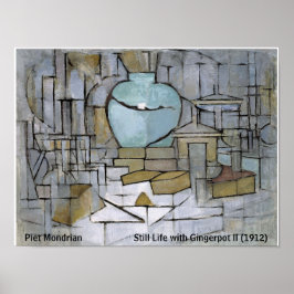 Piet Mondrian Still Life mit Gingerpot II Poster