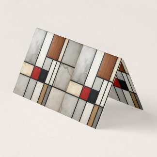 Piet Mondrian Vintag Visitenkarten