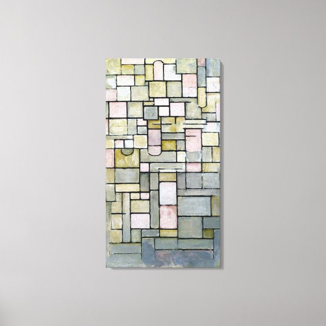 Piet Mondrian Zusammensetzung 8 Leinwanddruck (Vorderseite)