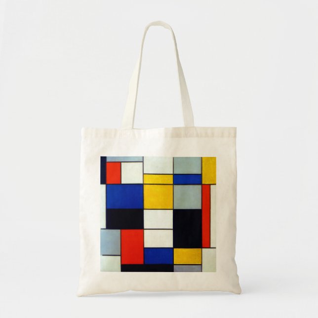 Piet Mondrian Zusammensetzung A Tragetasche (Vorne)