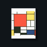Piet Mondrian - Zusammensetzung Leinwanddruck<br><div class="desc">Piet Mondrian - Komposition mit Rot,  Gelb,  Blau und Schwarz</div>