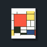 Piet Mondrian - Zusammensetzung Leinwanddruck<br><div class="desc">Piet Mondrian - Komposition mit Rot,  Gelb,  Blau und Schwarz</div>