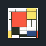 Piet Mondrian - Zusammensetzung Leinwanddruck<br><div class="desc">Piet Mondrian - Komposition mit Rot,  Gelb,  Blau und Schwarz</div>