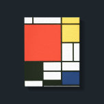 Piet Mondrian - Zusammensetzung Leinwanddruck<br><div class="desc">Piet Mondrian - Komposition mit Rot,  Gelb,  Blau und Schwarz</div>