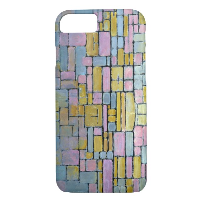 Piet Mondrian, Zusammensetzung Nr. V Case-Mate iPhone Hülle (Rückseite)