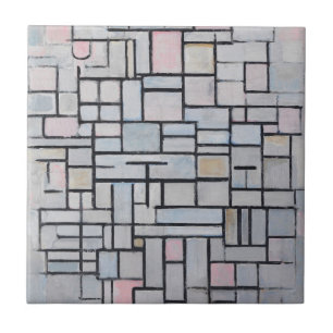 Piet Mondrians Komposition Nr. IV 1914 Fliese