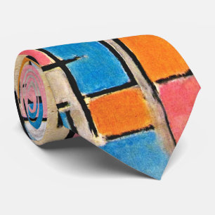 Piet Mondrians Kunstkrawatte - Bold & Zeitlos Krawatte