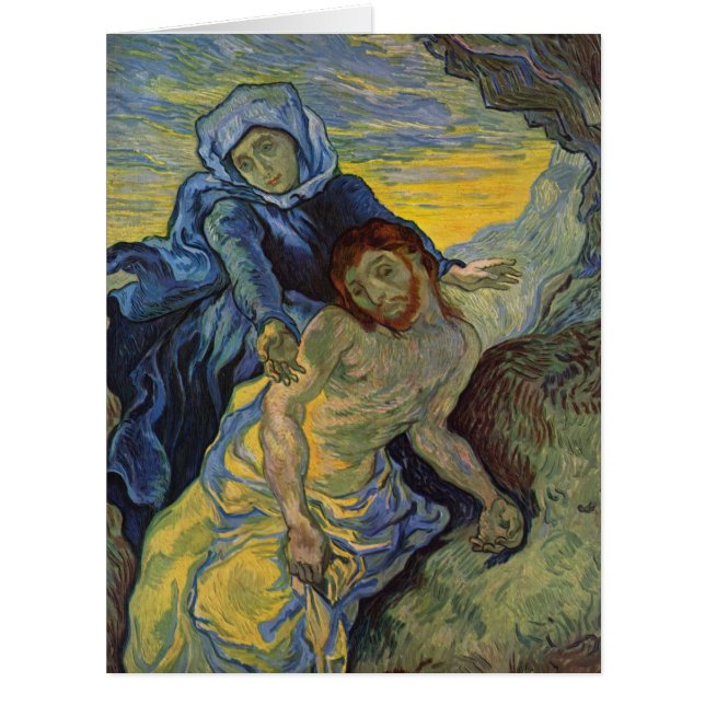 Pieta : Carte de Mary et de Jésus Pâques (Devant)