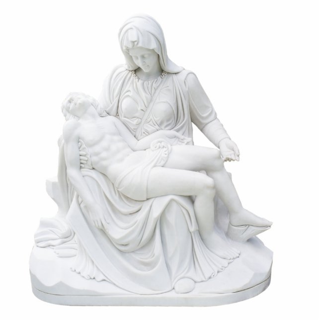 Pieta Freistehende Fotoskulptur (Vorne)