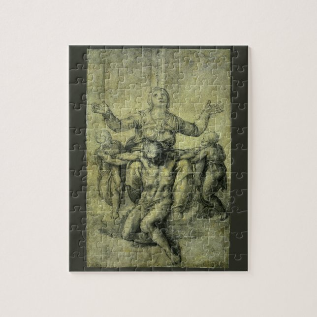Pieta für Vittoria Colonna von Michelangelo (Vertikal)