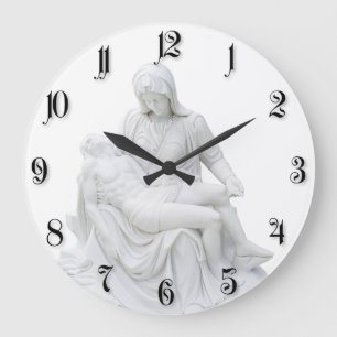 Pieta Große Wanduhr