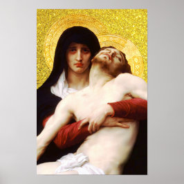 Pieta Jesus Crucifixion Lamentation Jungfrau Mary Poster