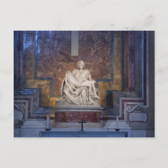 Pieta Postkarte (Vorderseite)