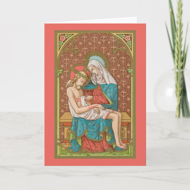 Pieta (SAU 23) Leere Begrüßung Karte (Vorderseite)