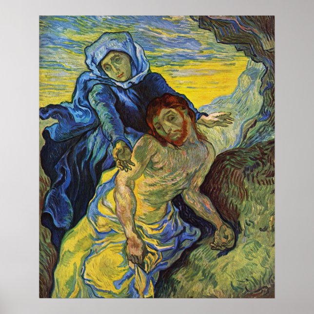 Pieta, Vincent van Gogh Poster (Vorne)