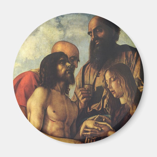 Pieta von Giovanni Bellini, Renaissance Fine Art Magnet (Vorne)