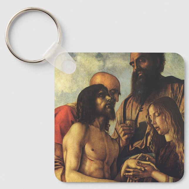 Pieta von Giovanni Bellini, Renaissance Fine Art Schlüsselanhänger (Vorderseite)
