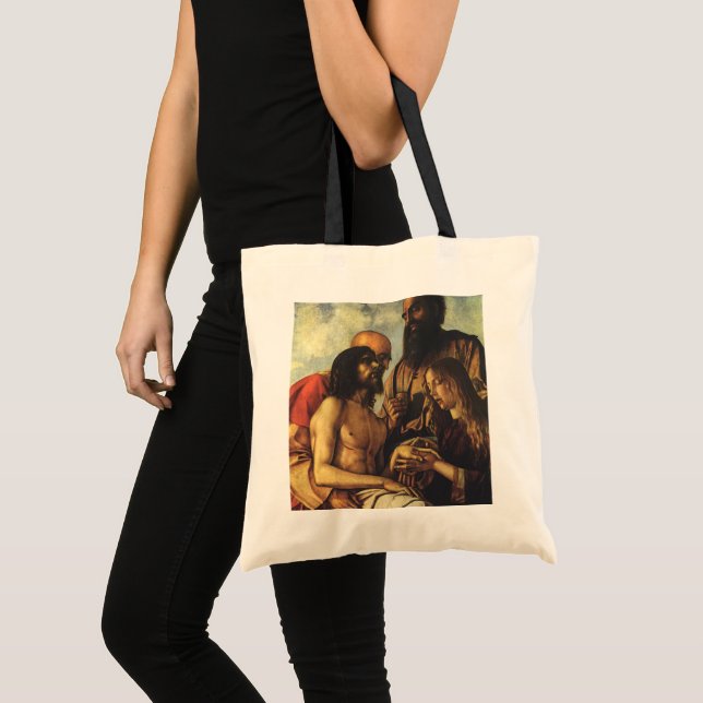 Pieta von Giovanni Bellini, Renaissance Fine Art Tragetasche (Vorderseite (Produkt))