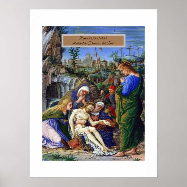 Pieta von Jesus Christus Poster (Vorne)