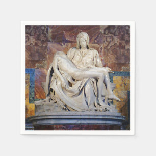 Pieta von Michelangelo Cocktail Napkin Serviette