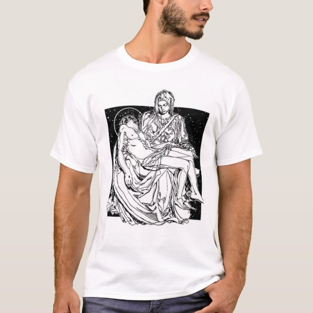 Pietastatue T-Shirt (Vorderseite)