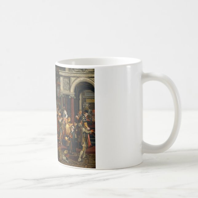 Pieter Aertsen - Christliche Barmherzigkeit Kaffeetasse (Rechts)