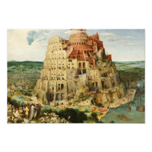 Pieter Bruegel der Ältere - Der Turm von Babel Fotodruck