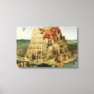 Pieter Bruegel der Ältere - Der Turm von Babel Leinwanddruck