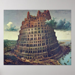Pieter Bruegel der Ältere - Der Turm von Babel Poster