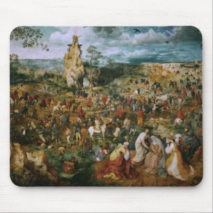 Pieter Bruegel, der Ältere-Die-Prozession zu Calva Mousepad