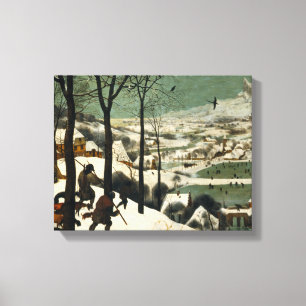 Pieter Bruegel der Ältere - Jäger im Schnee Leinwanddruck