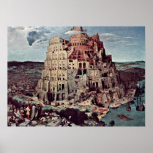 Pieter Bruegel der Ältere - Turm von Babel Poster
