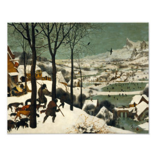 Pieter Bruegel der Älteste - Jäger im Schnee Fotodruck