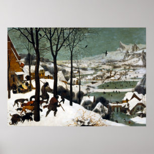 Pieter Bruegel die Älteren Jäger im Schnee Poster